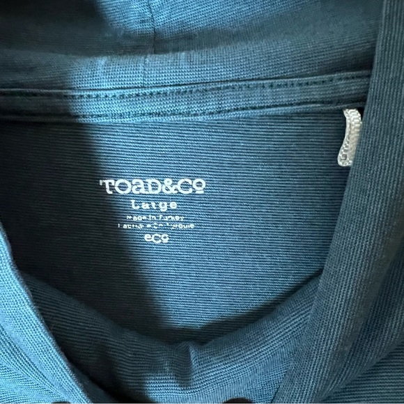 Toad & Co Aurora Cowl Neck Active Dress - Large Turtle Neck Stretchy Tunic - Picture 5 of 6